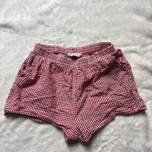 Urban Heritage Vintage Red Gingham Shorts